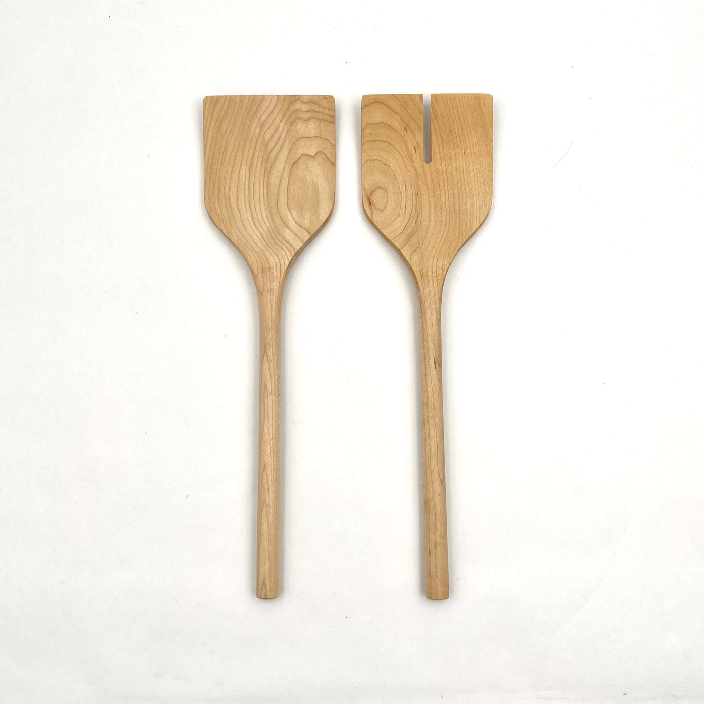 Wooden Maple Salad Servers