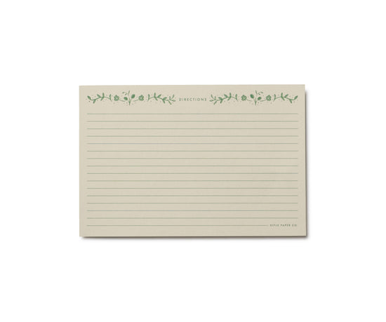 Artichoke Recipe Cards Pack of 12