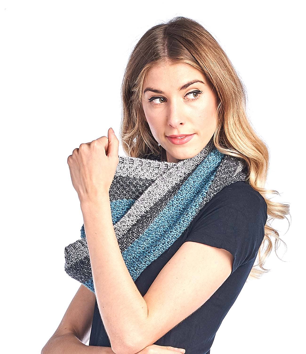 Alpaca Infinity Scarf | Teal Carrera