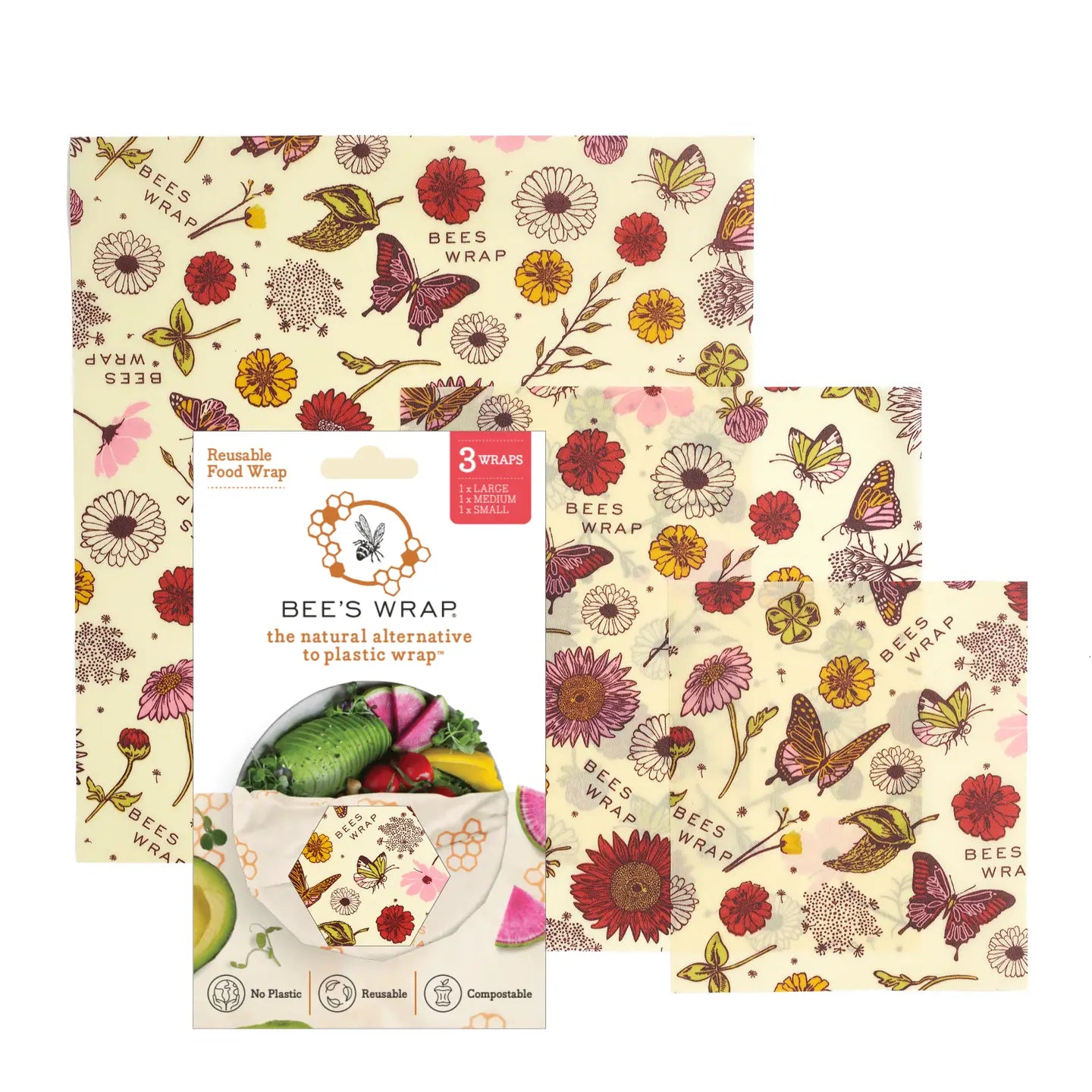 Bee's Wrap - Food Wraps | Assorted 3ct