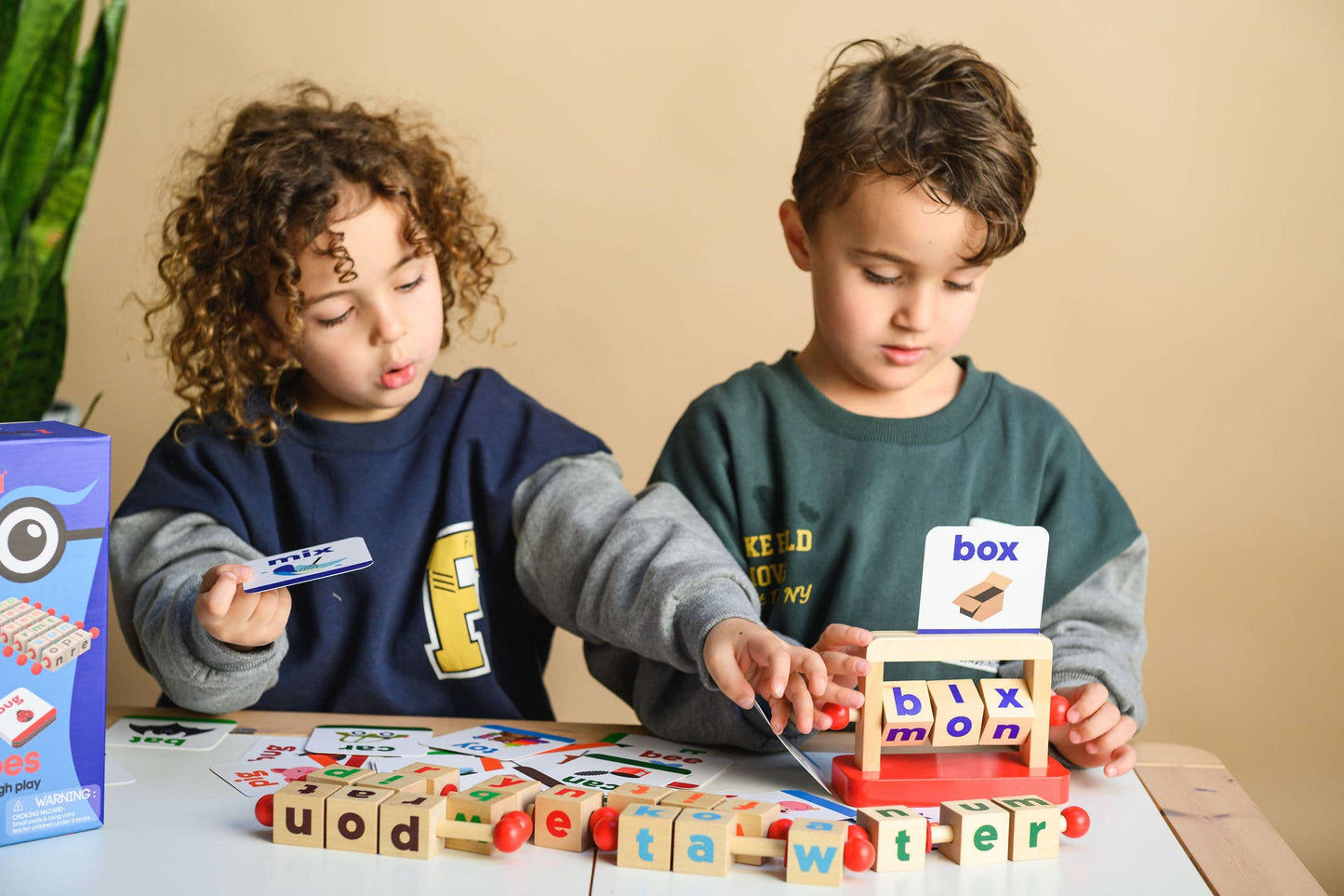 ABCubes Wooden Playset