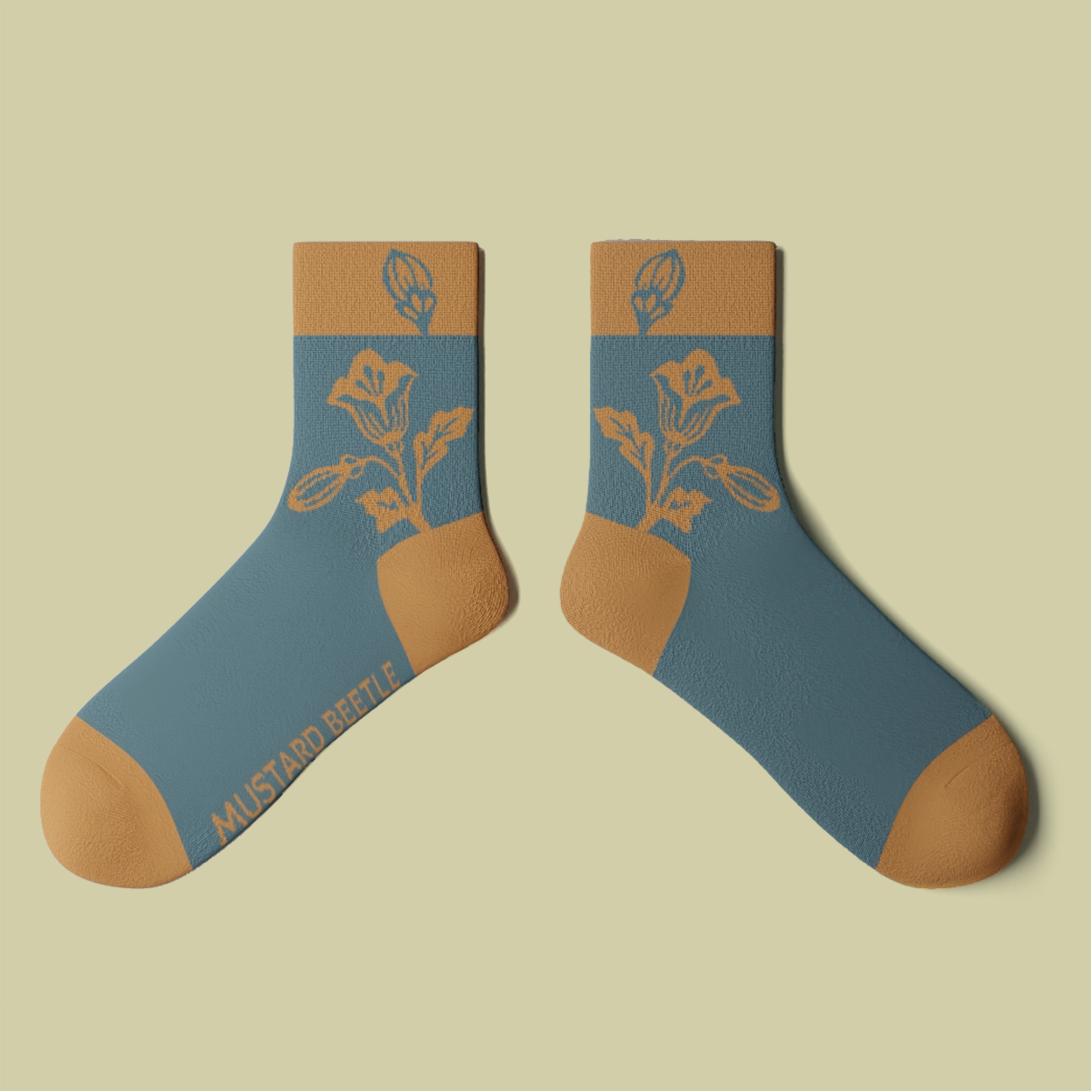 Nature Crew Socks by Mustard Beetle