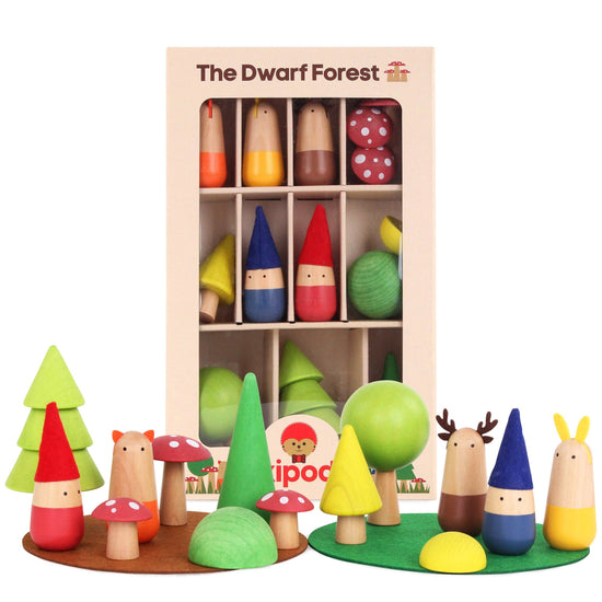Dwarf Forest Wooden Playset