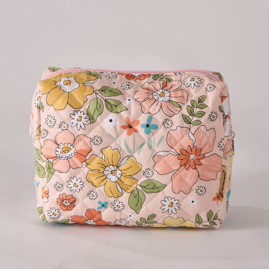 Floral Cosmetic Bag