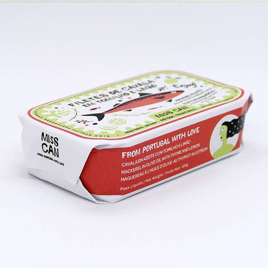 Mackerel Fillets in Thyme + Olive Oil by Miss Can