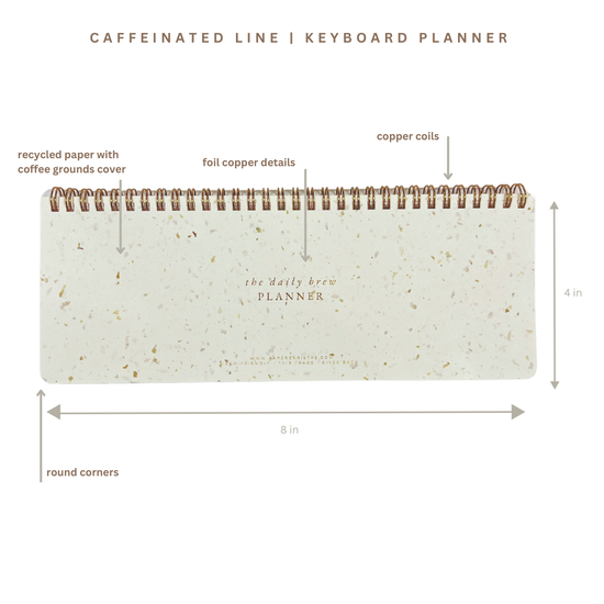 Paper Baristas - Weekly Coffee Paper Desk Planner