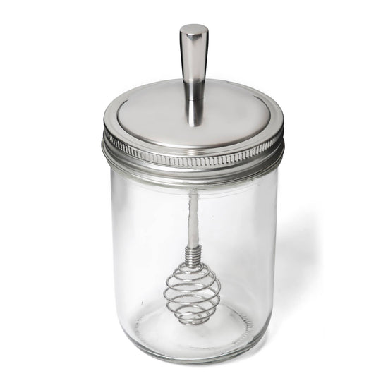 Honey Dipper Lid for Wide Mouth Mason Jar