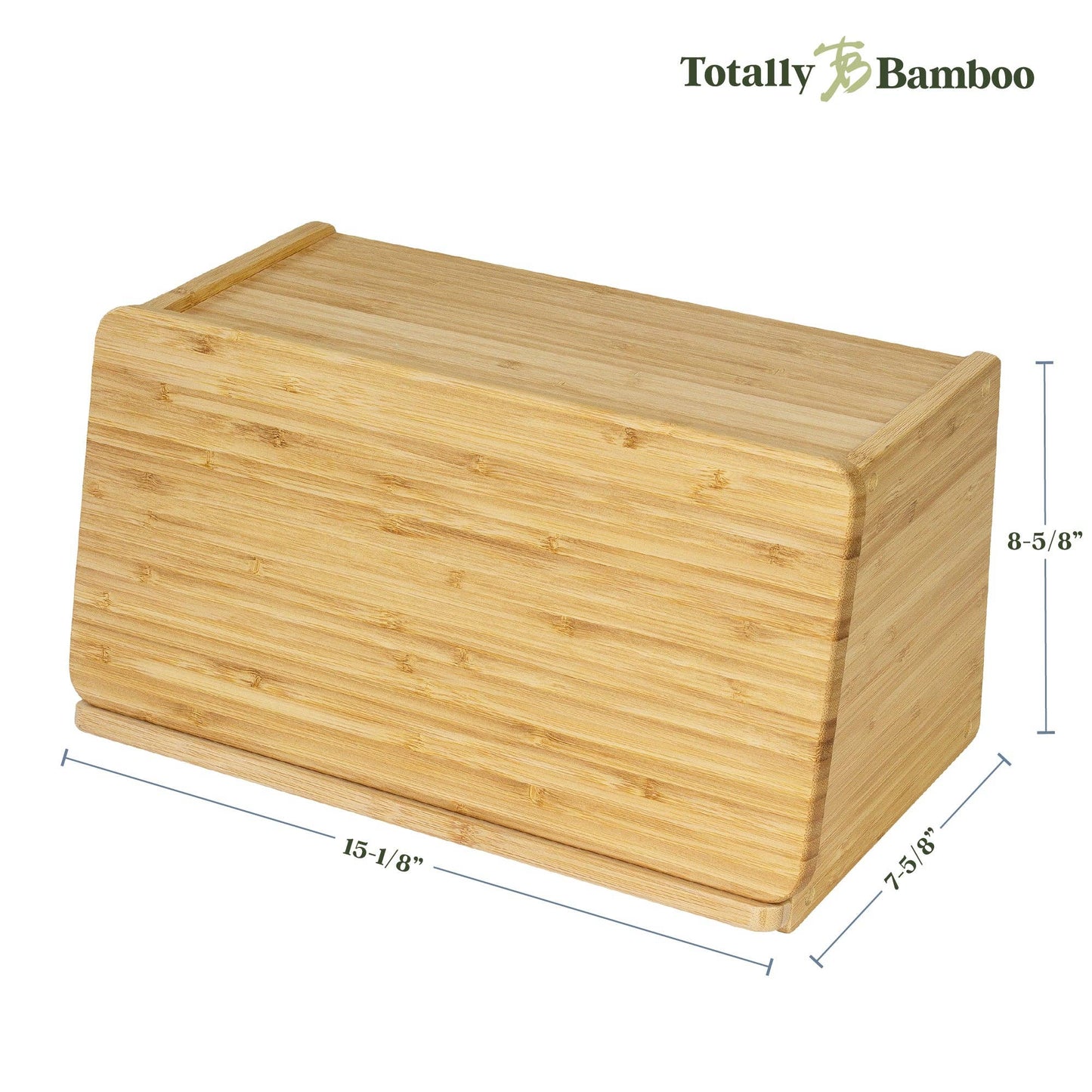 Crumb Catcher Bread Box with Removable Cutting Board Door