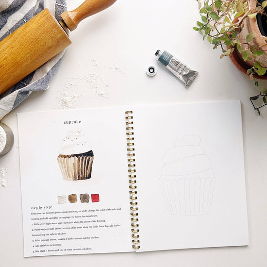 Emily Lex Studio - Watercolor Workbook: Baking