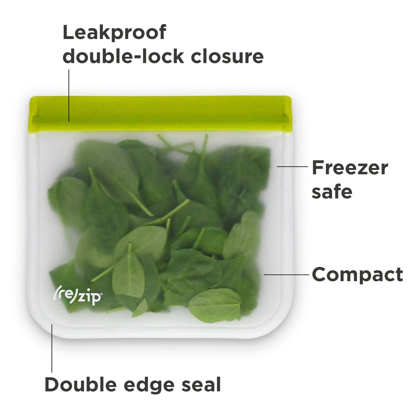 Reusable Flat Sandwich Bags | 2 Pack