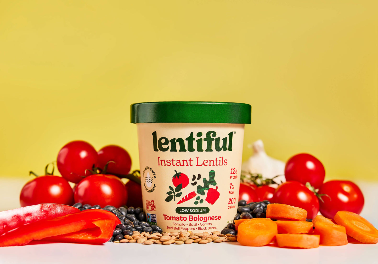Instant Lentils Tomato Bolognese