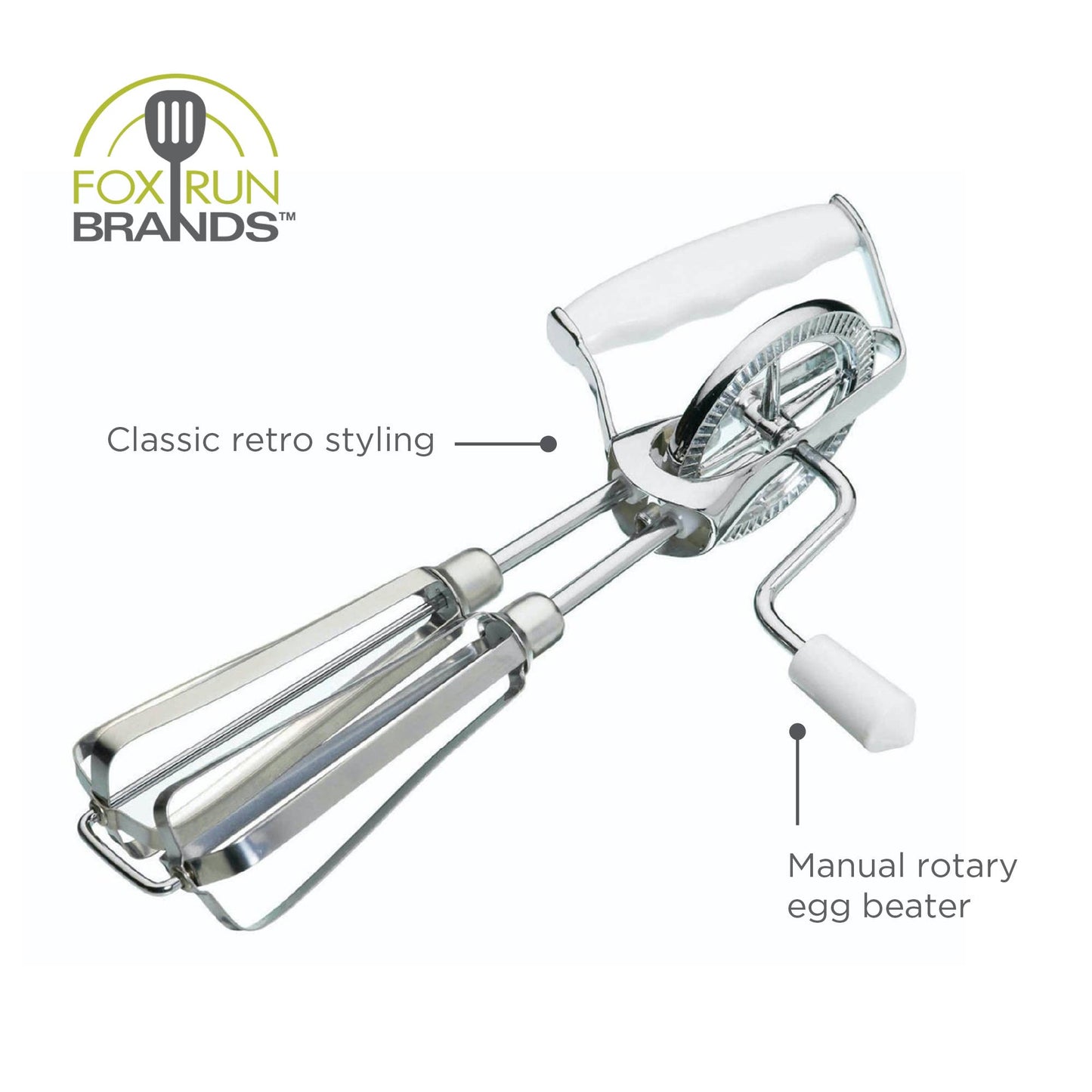 Stainless Steel Manual Hand Mixer