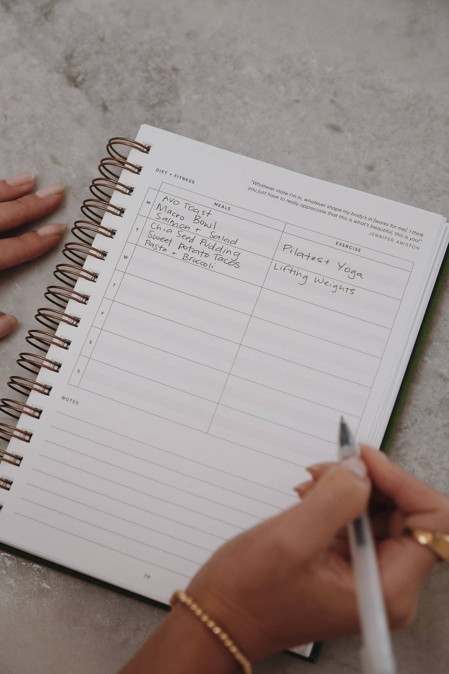 Simple Self - The Self Care Planner, Weekly Edition: Olive