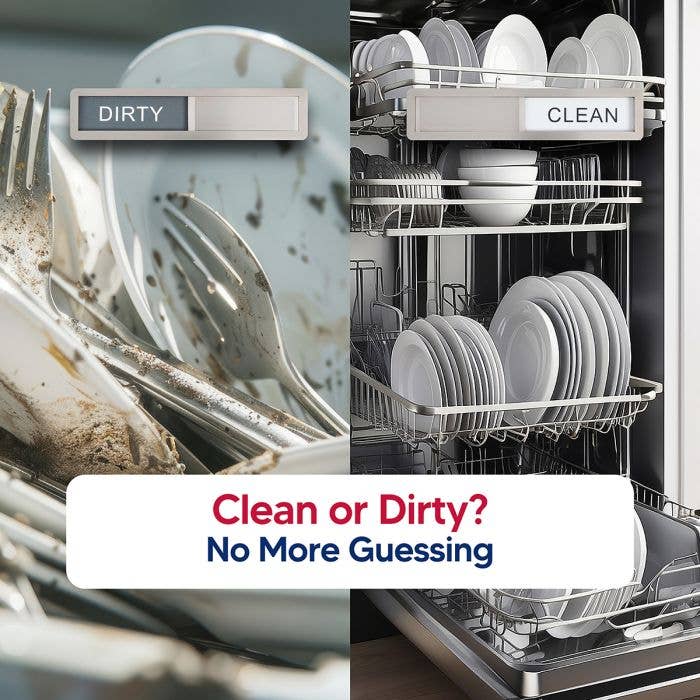 Kitchen Clean/Dirty Dishwasher Magnet