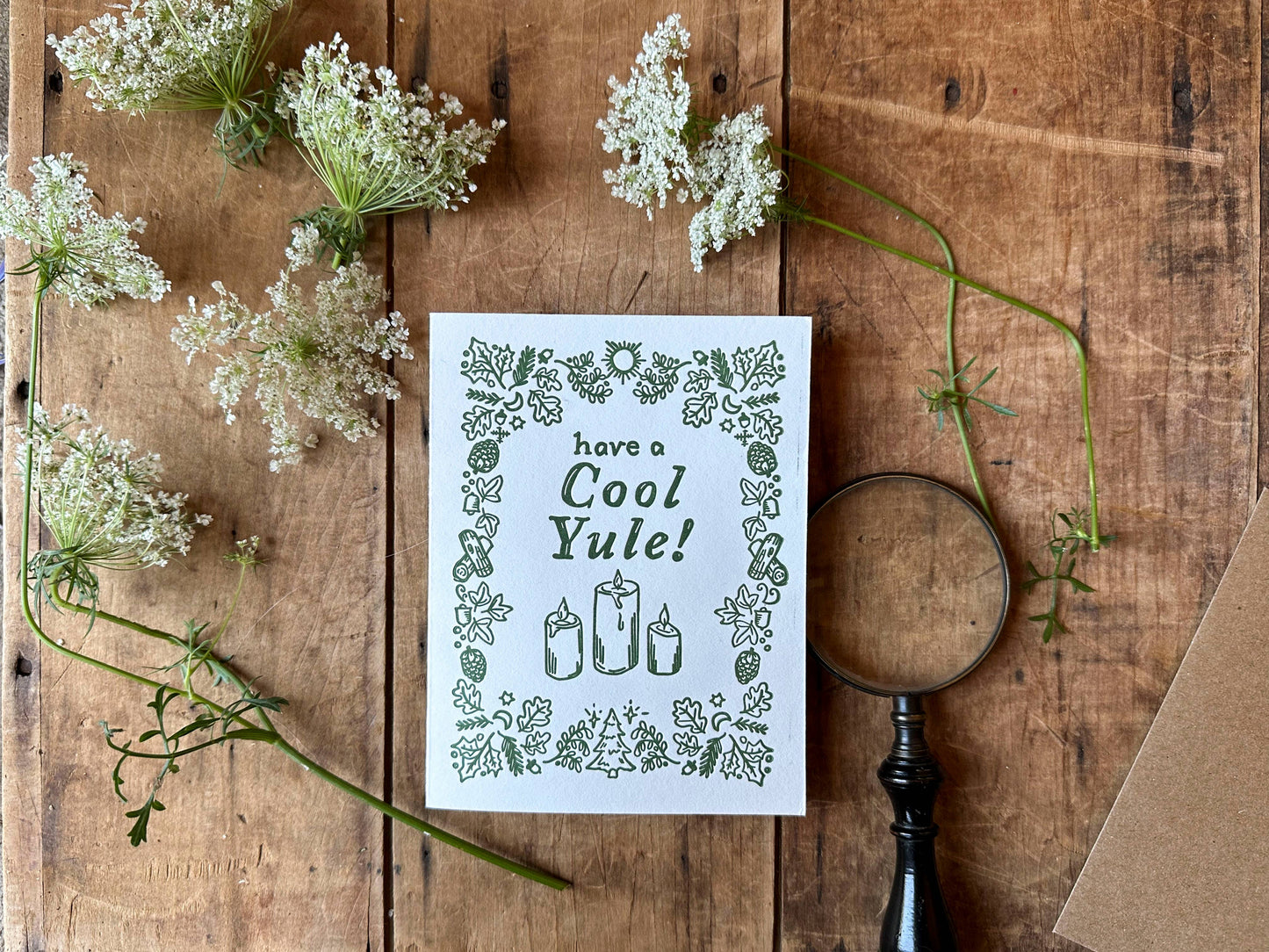 Cool Yule Letterpress Card