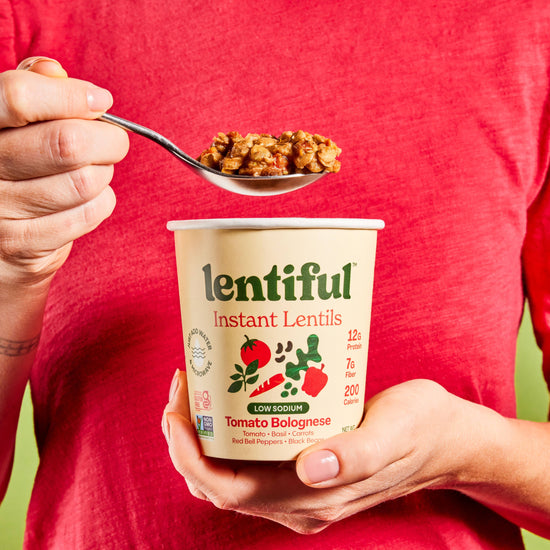 Instant Lentils Tomato Bolognese