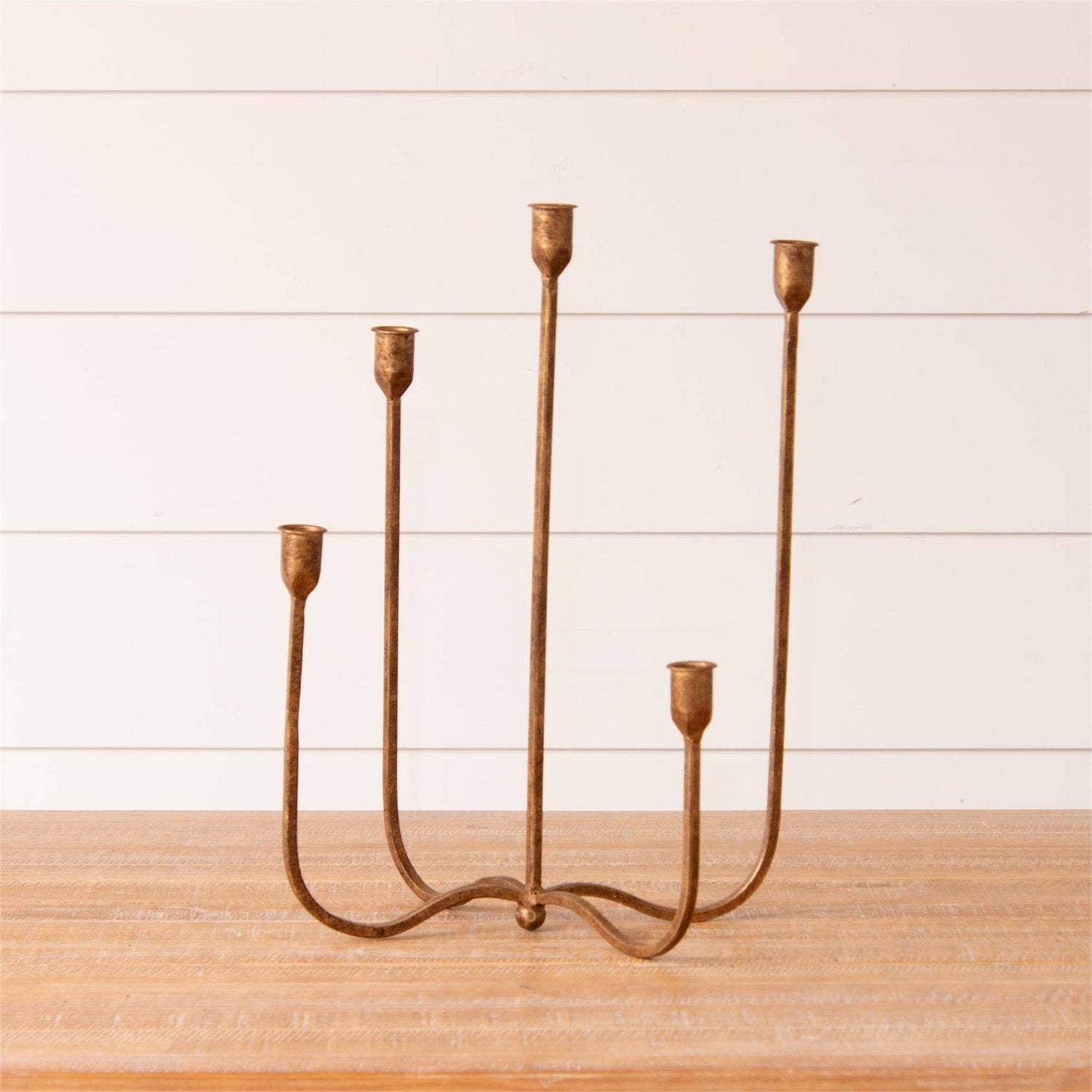 Hand Forged Brass Candelabra