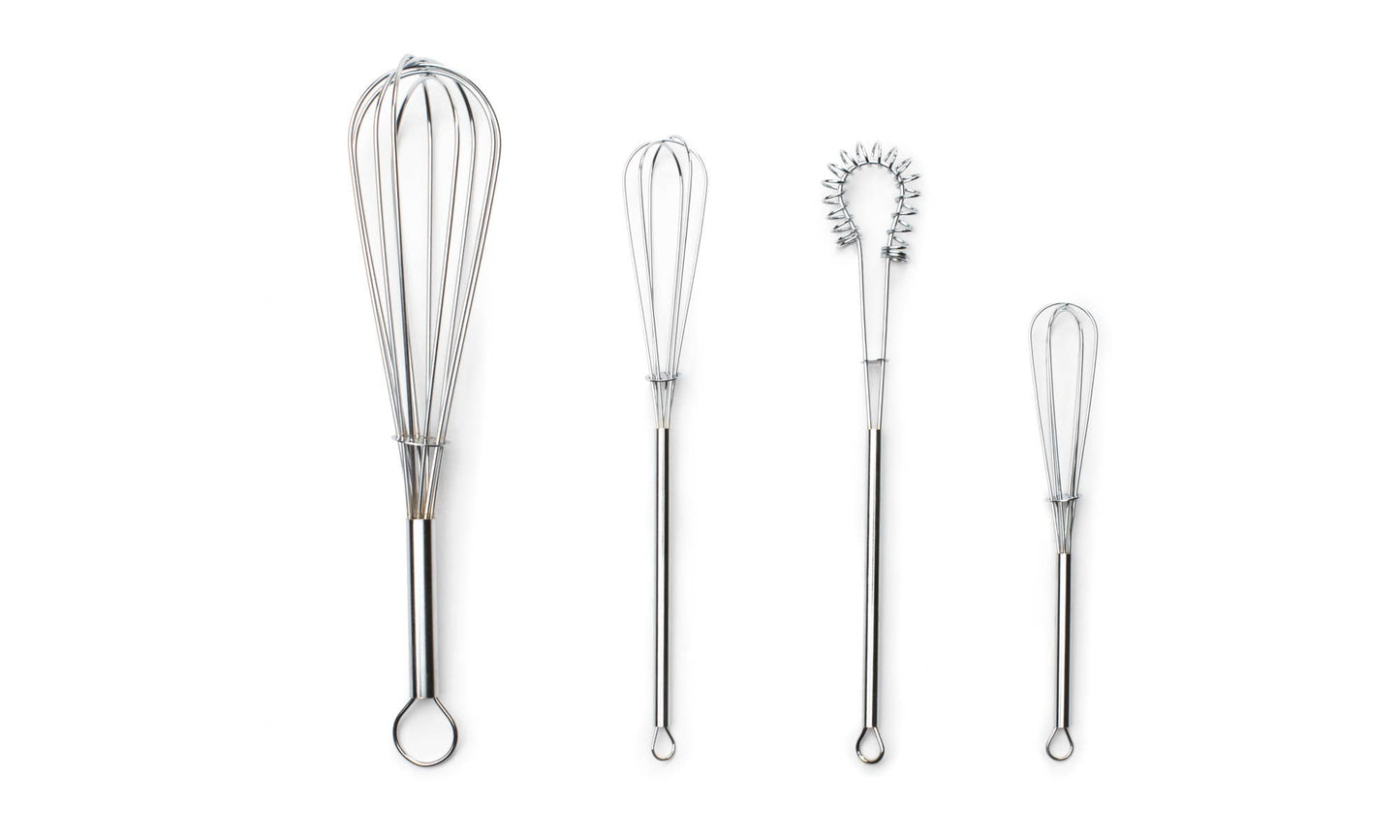 Mini Whisks: Set of 4