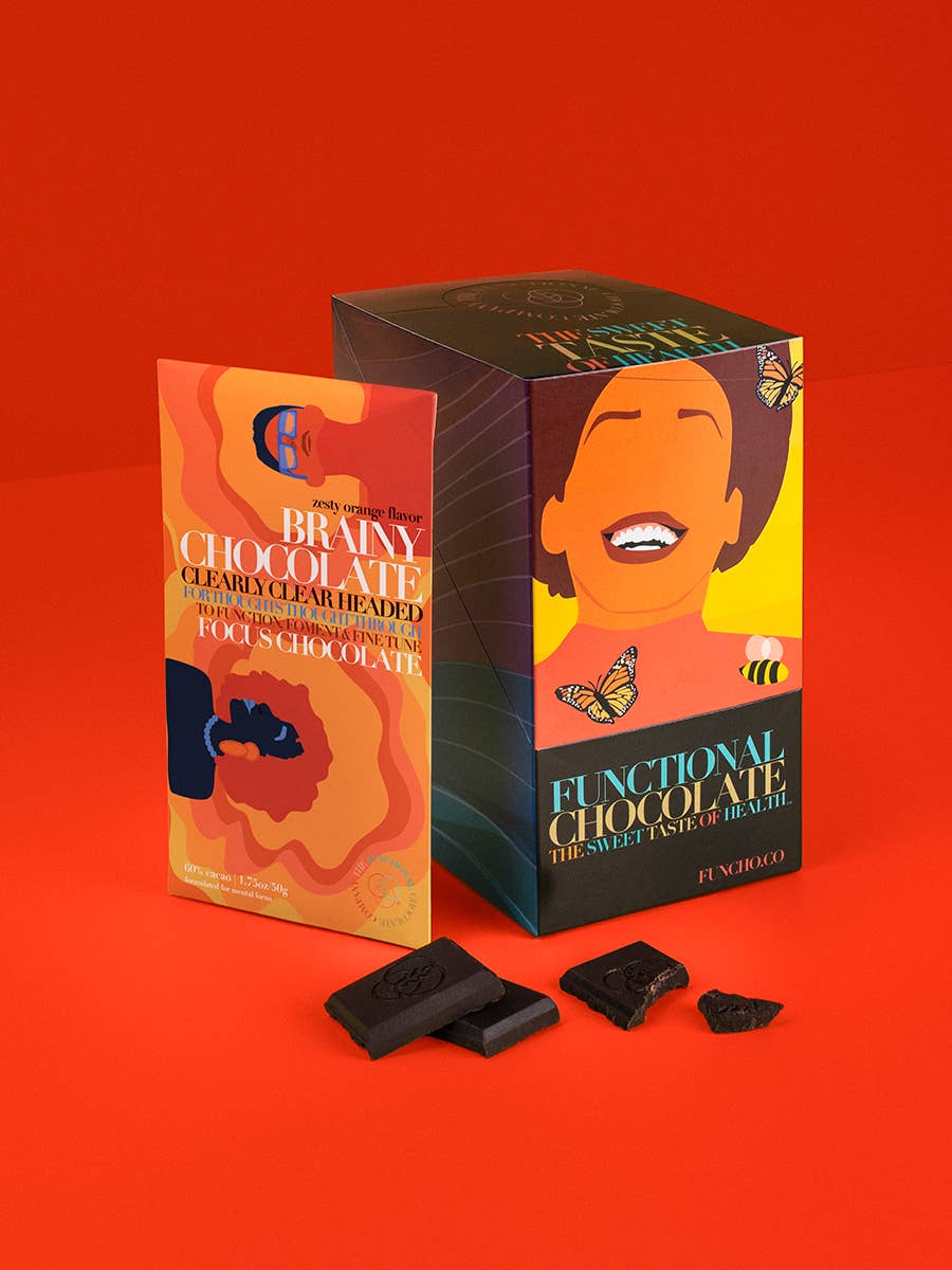Functional Chocolate | Brainy Chocolate: Zesty Orange