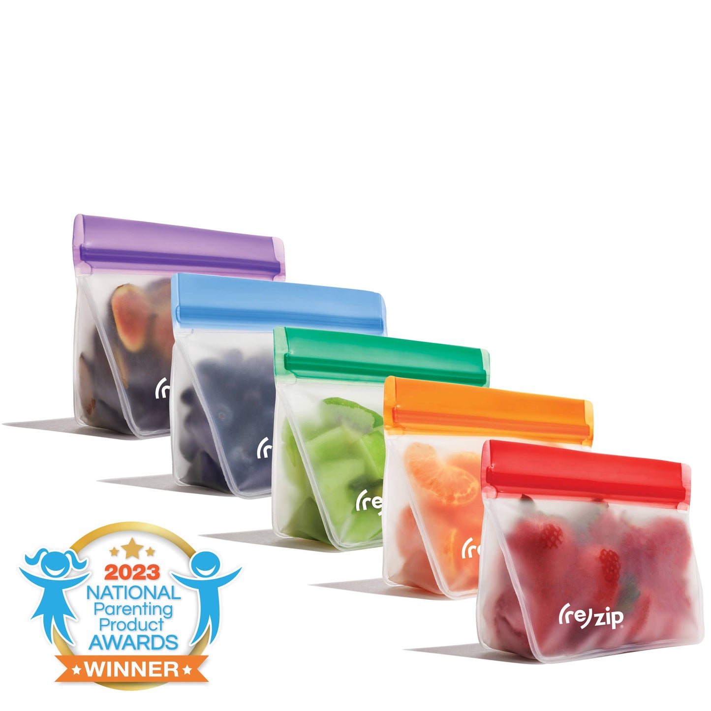 Reusable Stand-Up Storage Bags | Small  - 5 Pc Set