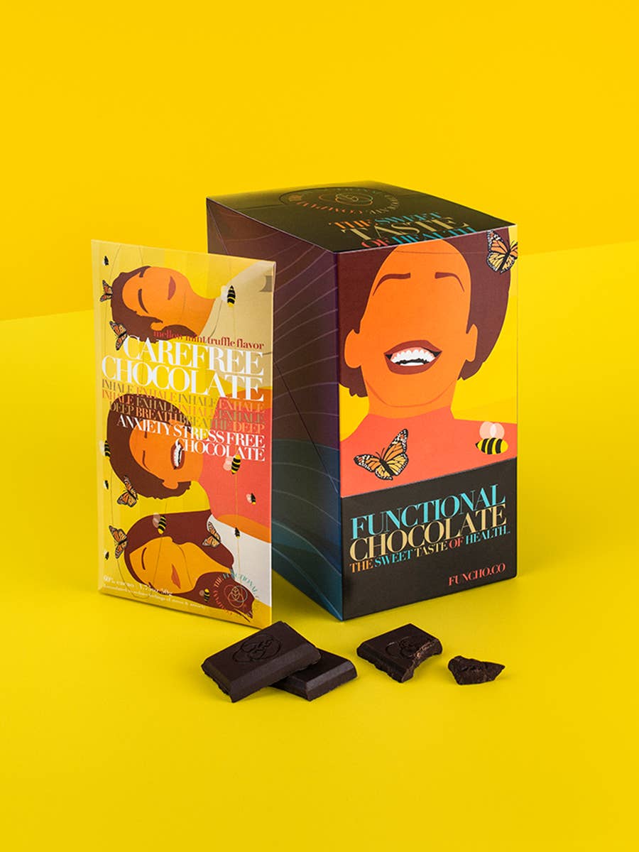 Functional Chocolate | Carefree Chocolate: Mellow Mint