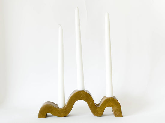 Wavy Candlestick Holder