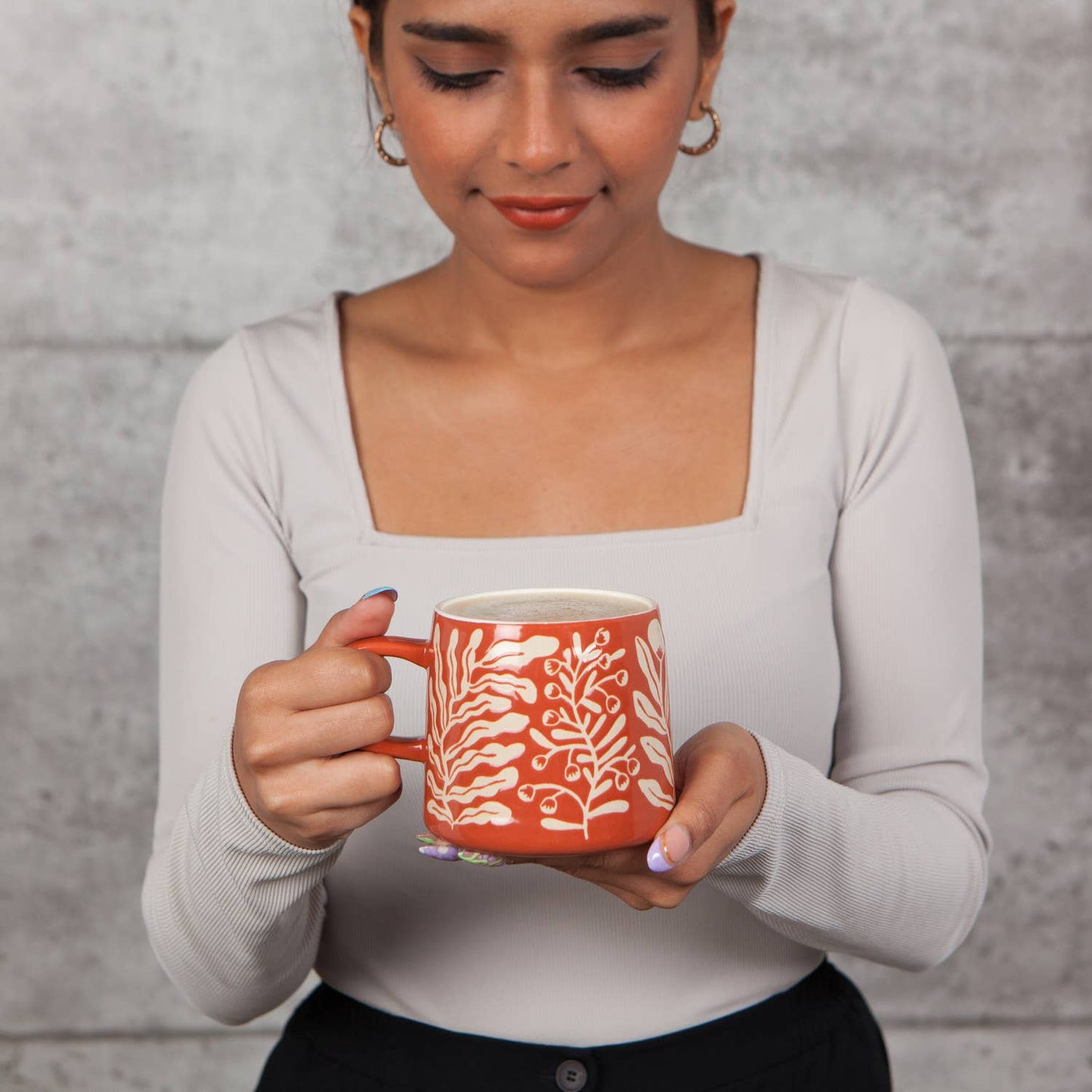 Entwine Imprint Stoneware Mug