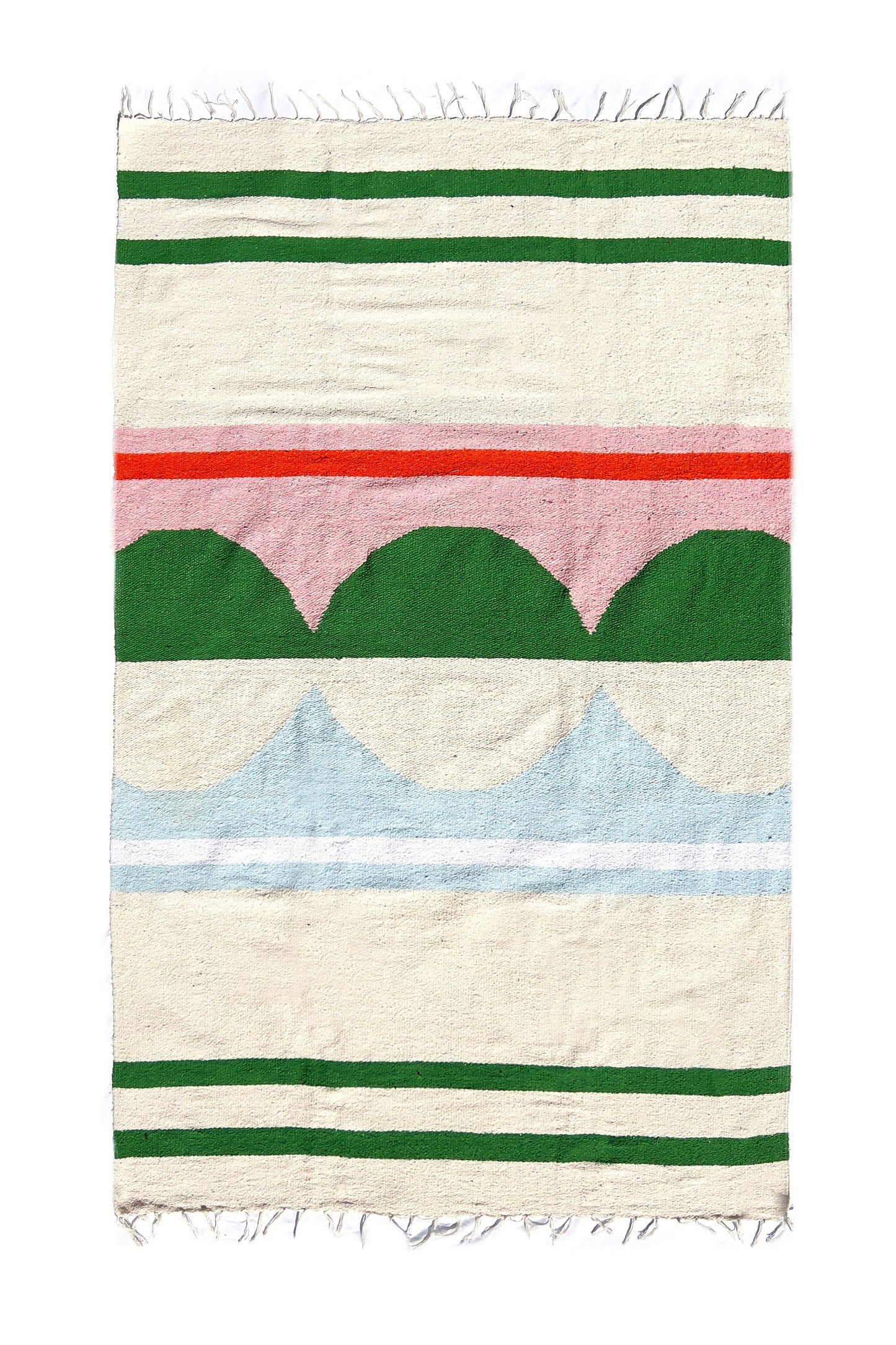Handwoven Blanket Roll with Strap