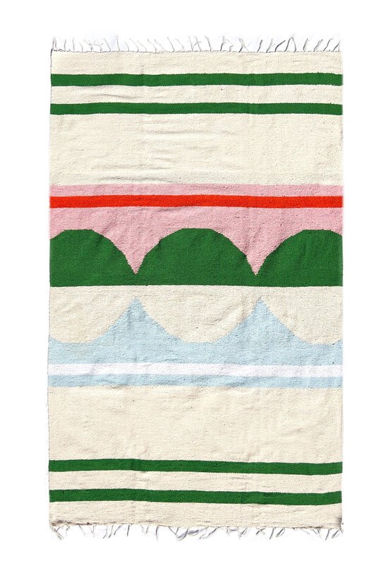 Handwoven Blanket Roll with Strap