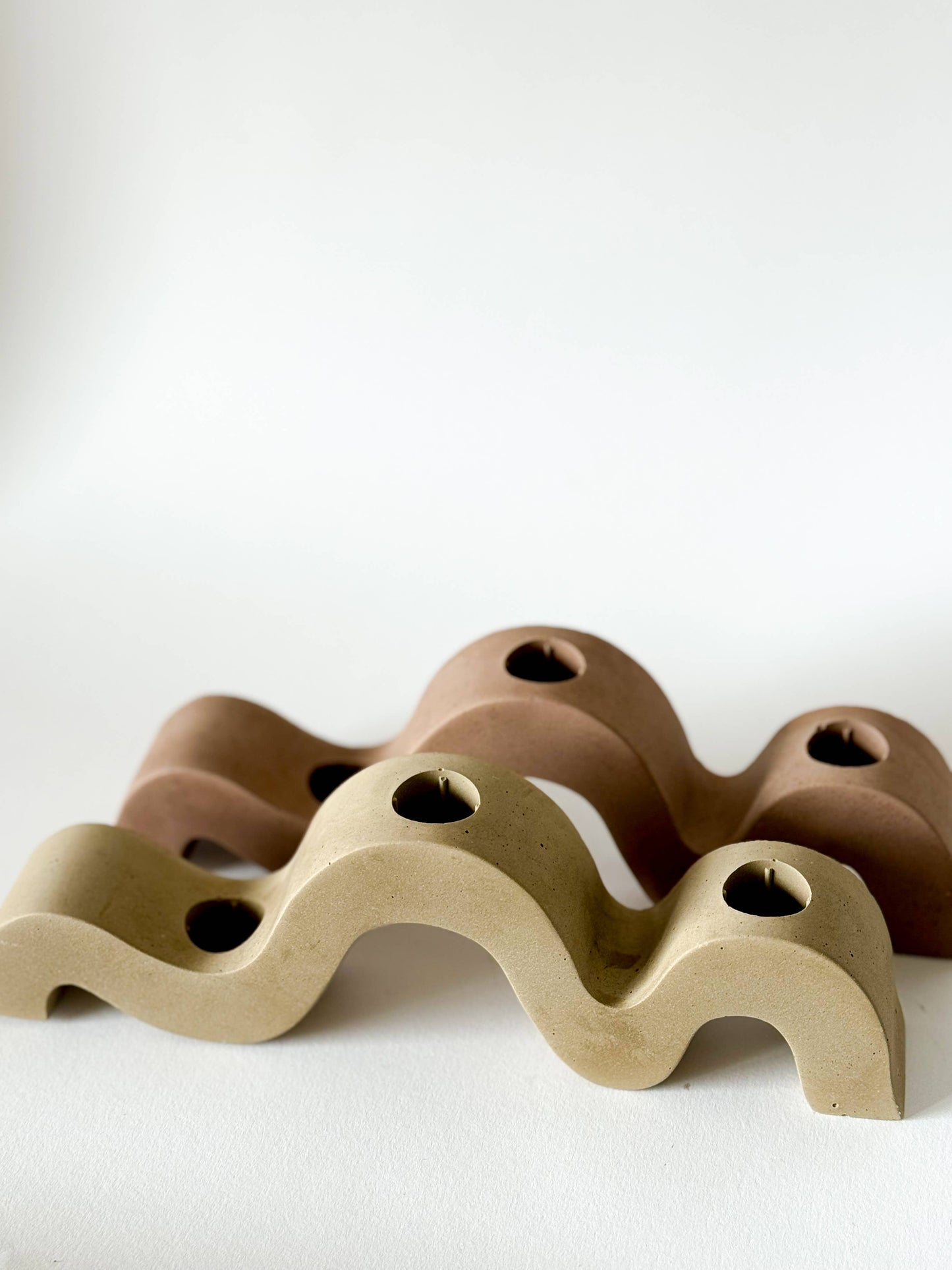 Wavy Candlestick Holder