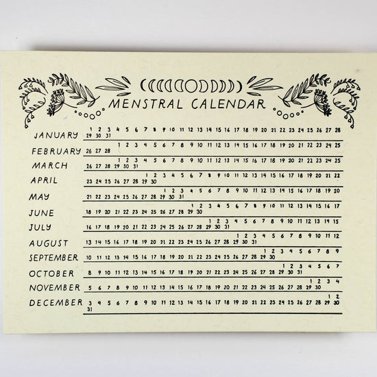 Menstrual Moon Calendar