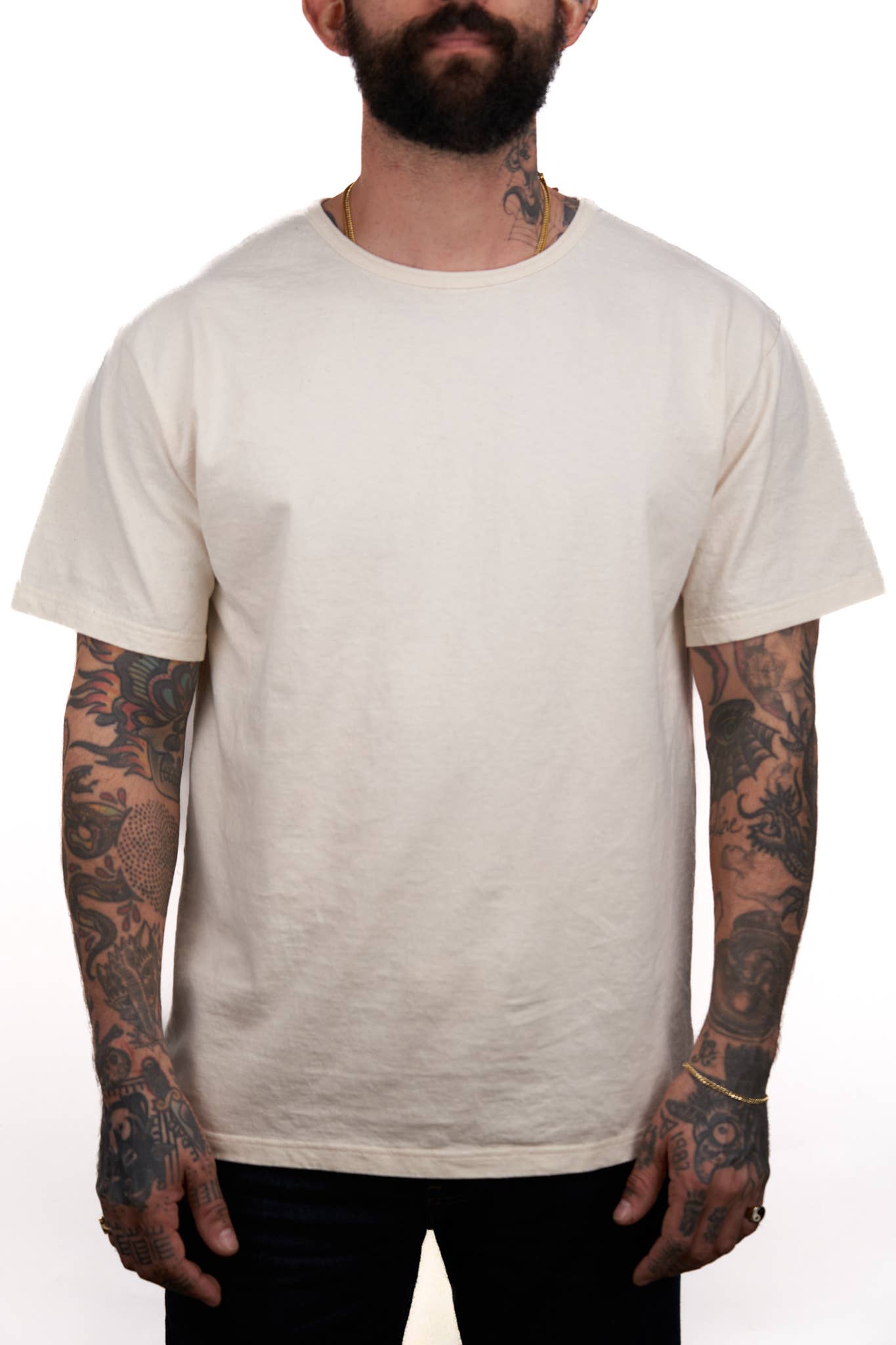 Upcycled Natural Scour Cotton Classic Tee