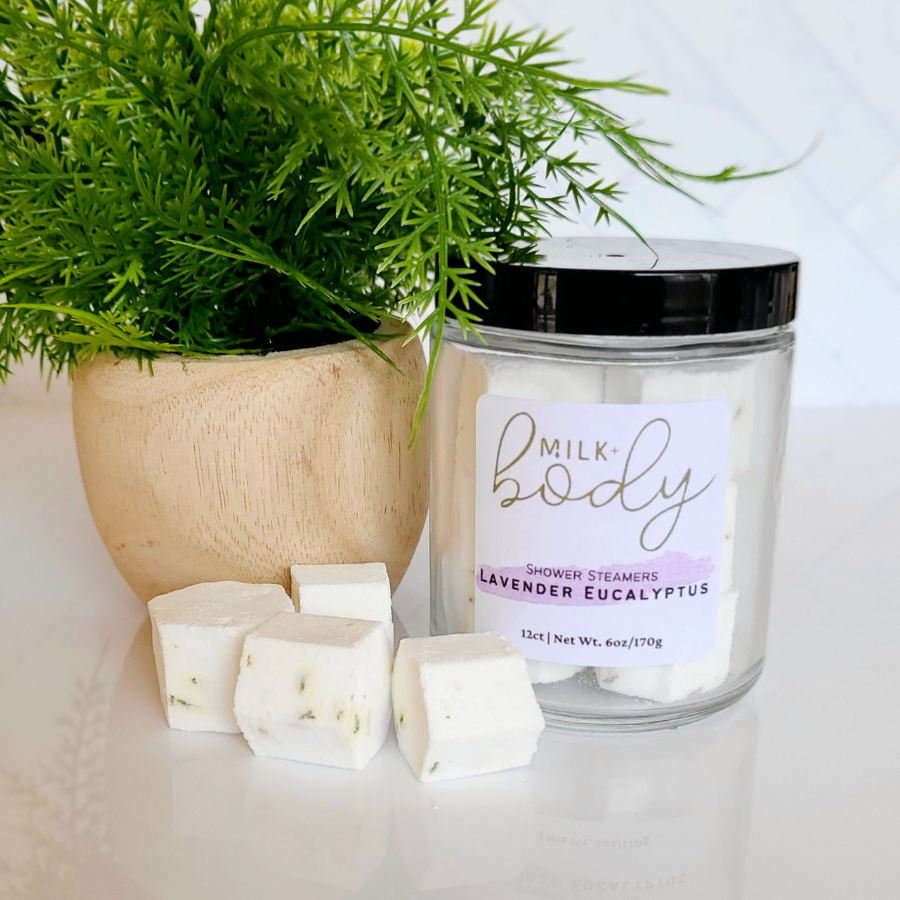 Mini Shower Steamers 12ct: Milk + Honey
