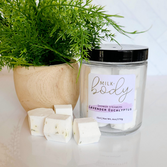 Mini Shower Steamers 12ct: Milk + Honey