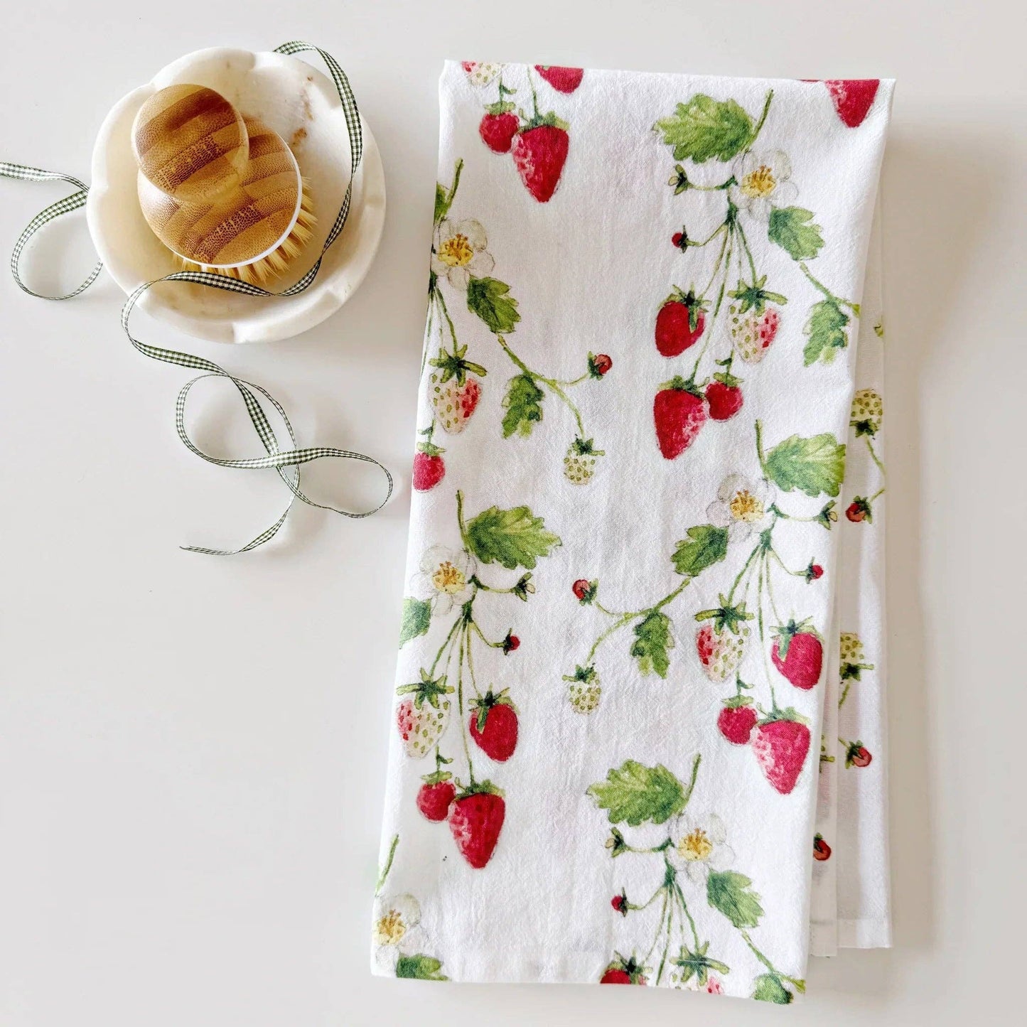 Strawberry Cotton Tea Towel