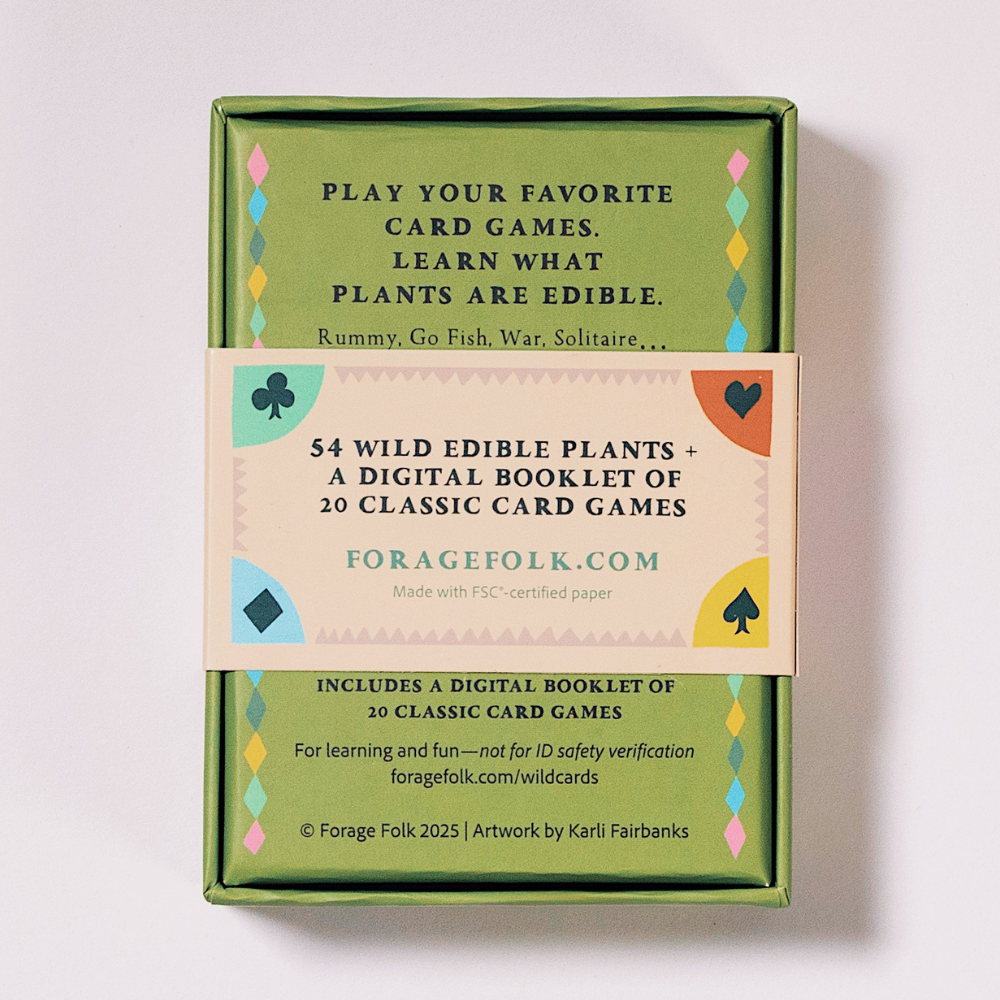 Forest Feast Edible Plant Card Deck by Forage Folk