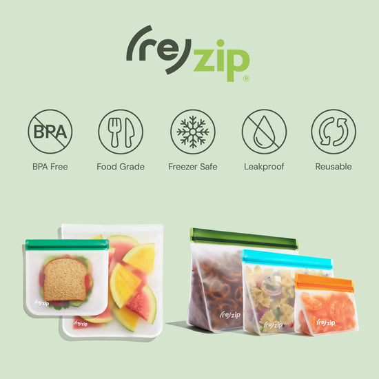 Load image into Gallery viewer, Reusable Half Gallon Storage Bags - 4 Pack Set
