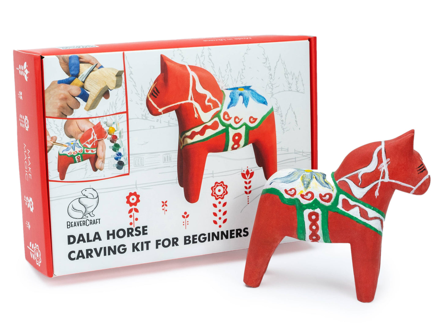 Dala Horse Carving Kit