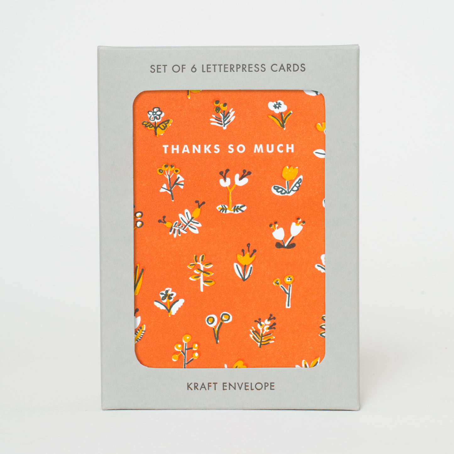 Little Flower Thanks Greeting Card Box