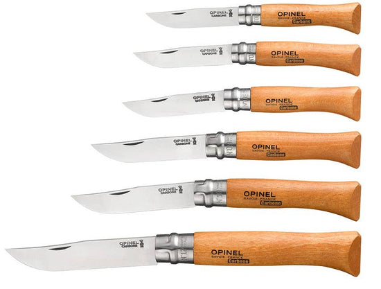 No.08 Carbon Steel Folding Pocket Knife by Opinel