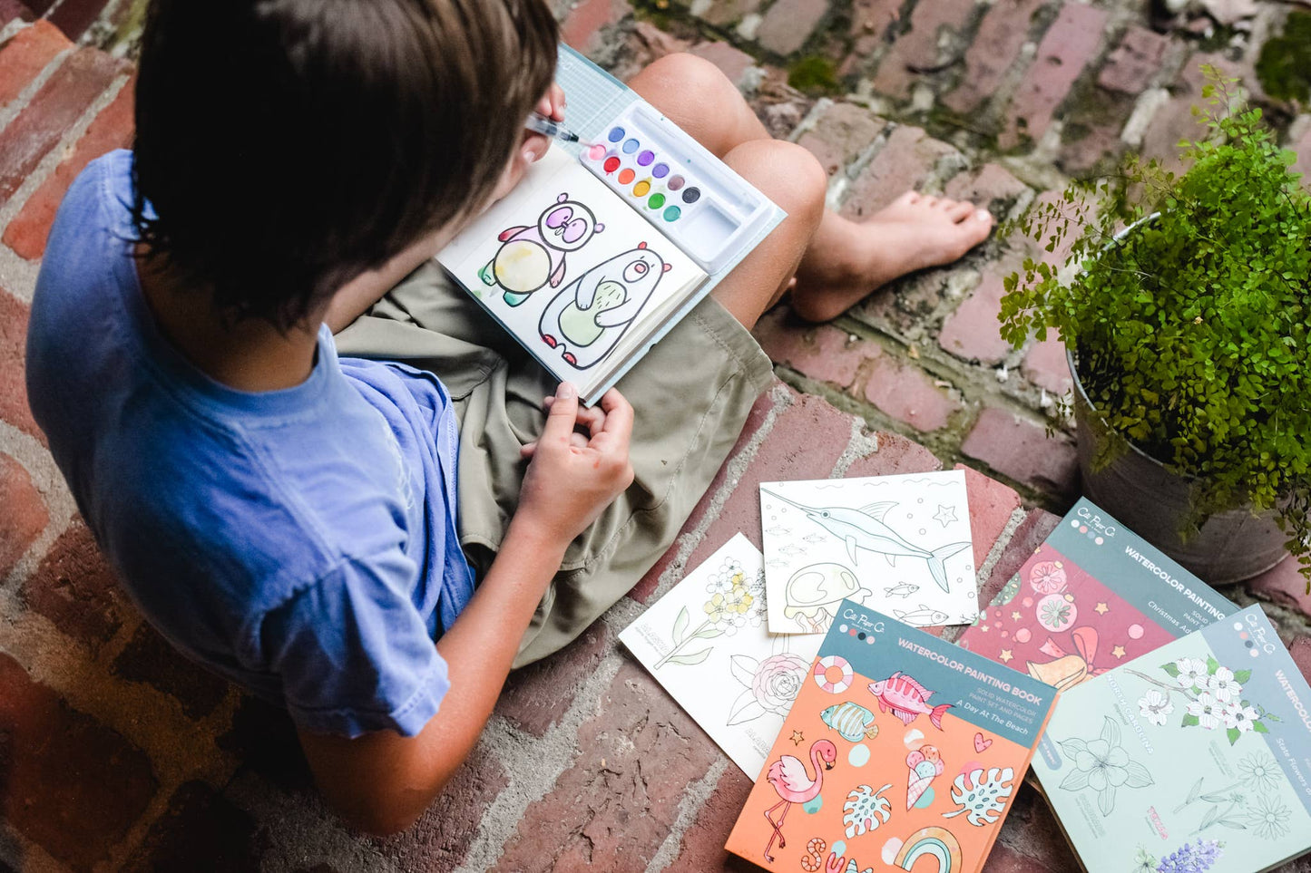 Watercolor Painting Book -  Advent Calendar