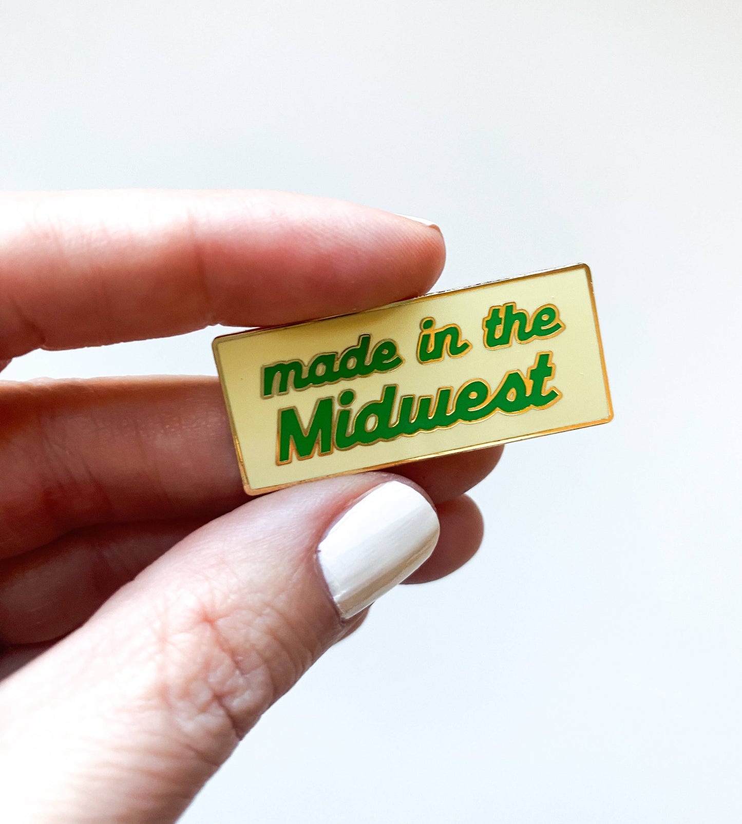 Made in the Midwest Local Love Enamel Pin