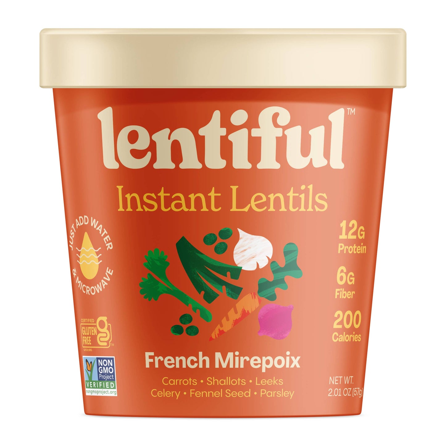 Instant Lentils French Mirepoix