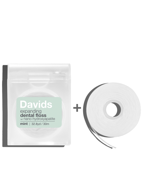 Davids Natural Toothpaste - Expanding Dental Floss + Refill