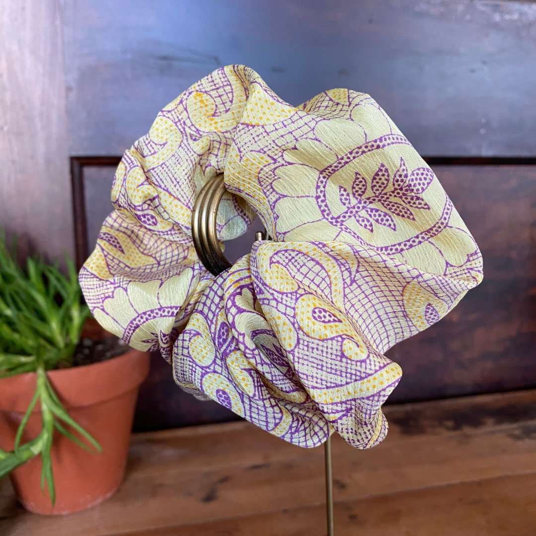 Upcycled Silk Scrunchies