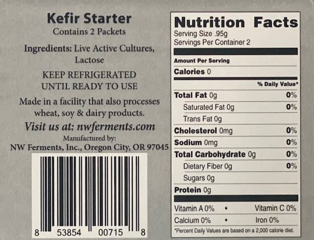 Kefir Starter Culture