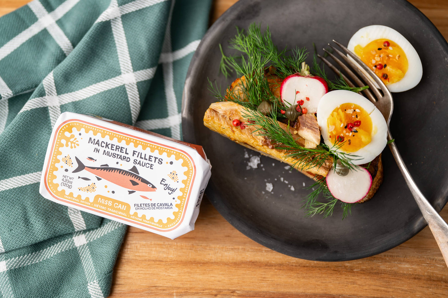 Mackerel Fillets in Mustard Sauce by Miss Can