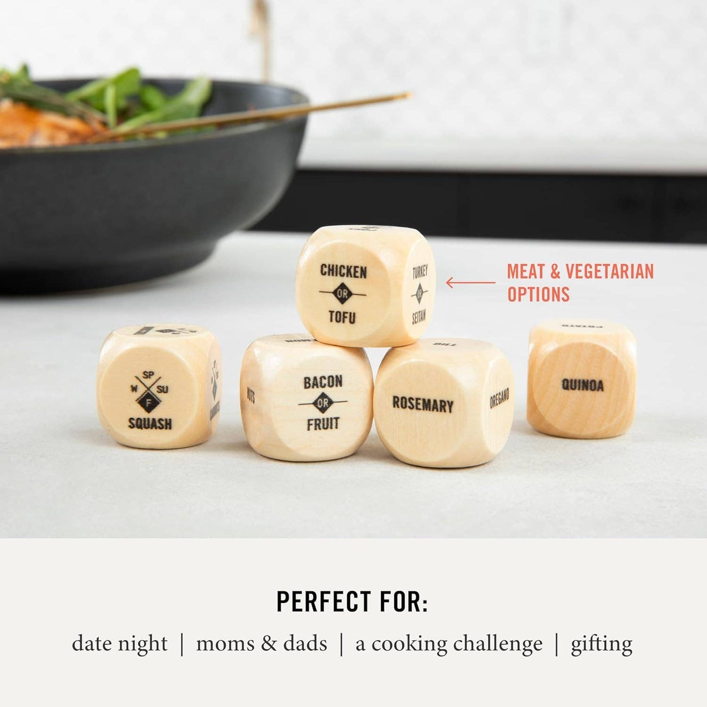 Foodie Dice | Inspiration for Seasonal Dinners