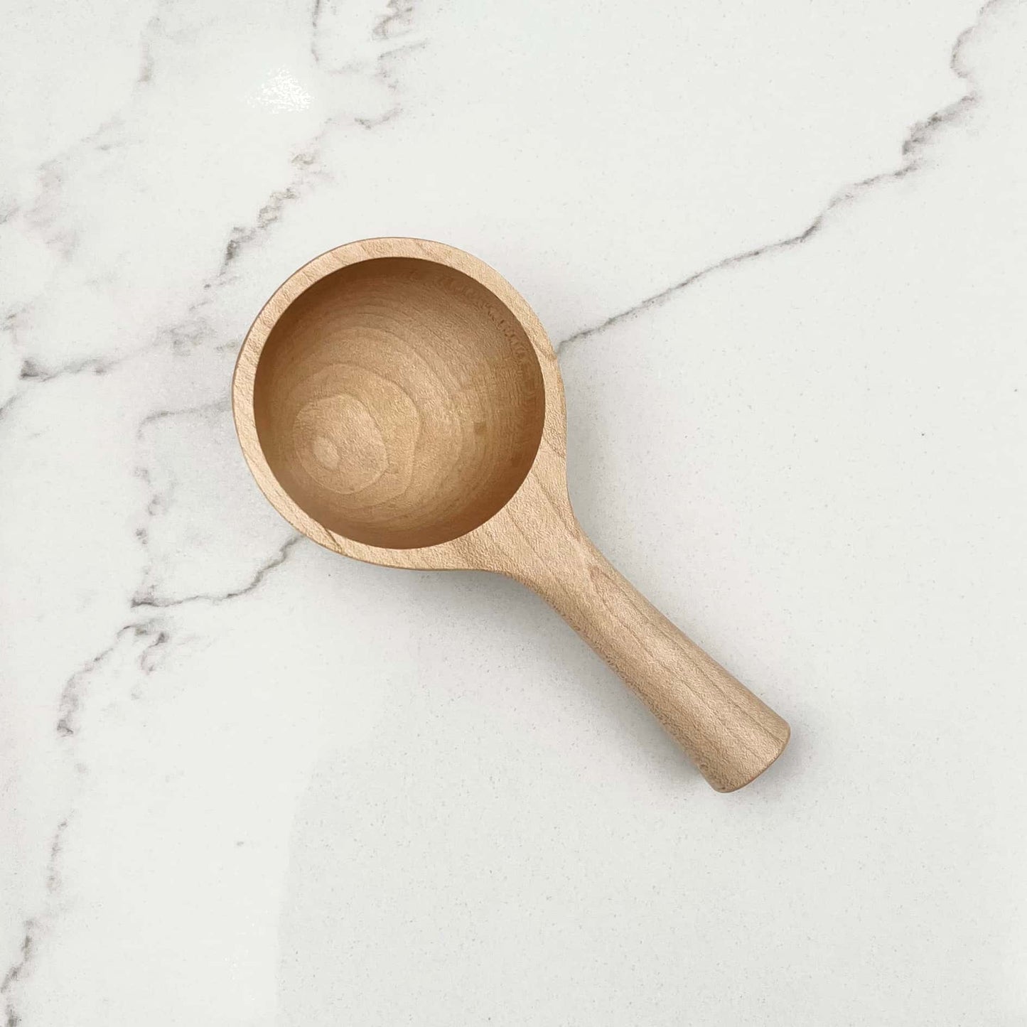 Large Maple Wood Scoop