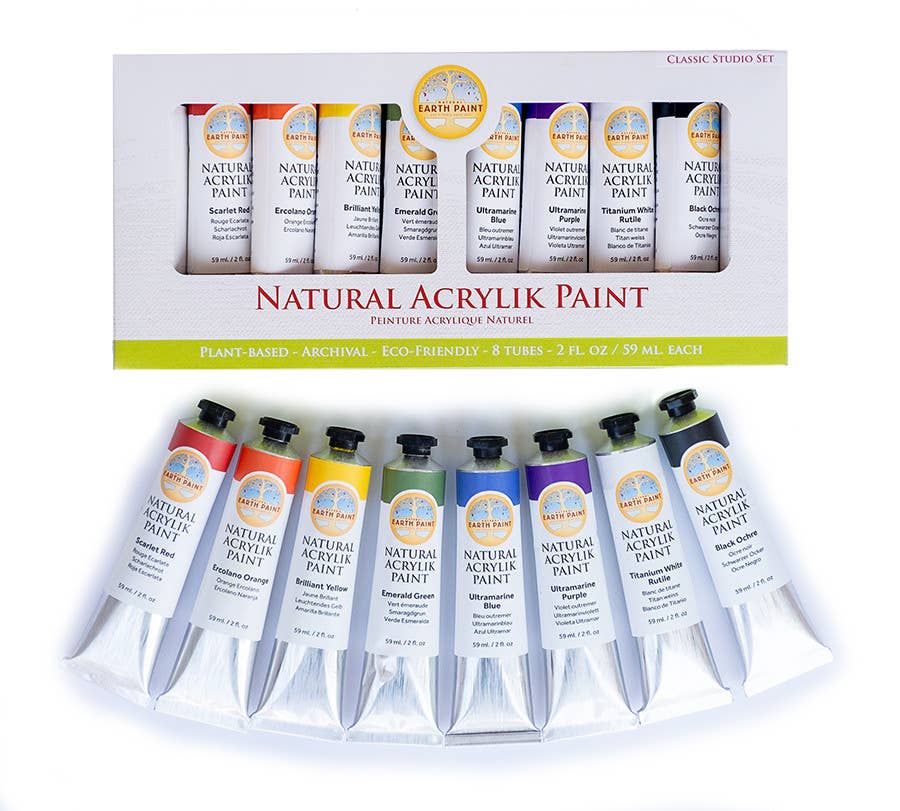 Natural Earth Paint - Natural Acrylik Paint Sets™: Earth Colors Set